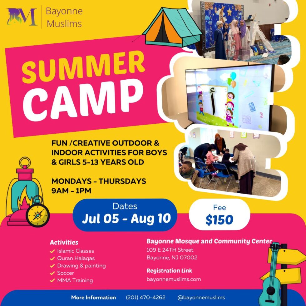 Summer Camp Registration Bayonne Muslims